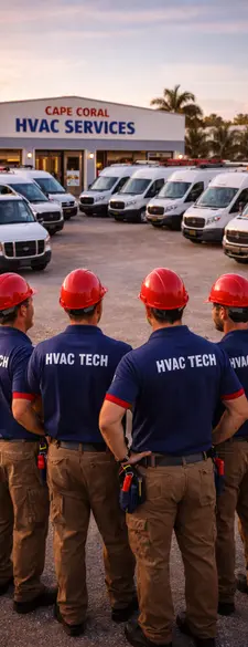 Evolucion en crecimiento de compañia de hvac en cape coral